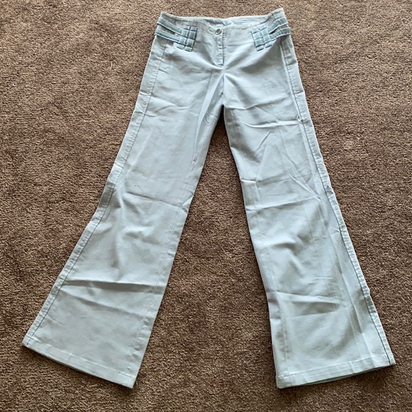 Denim - Vintage flared pale blue jeans